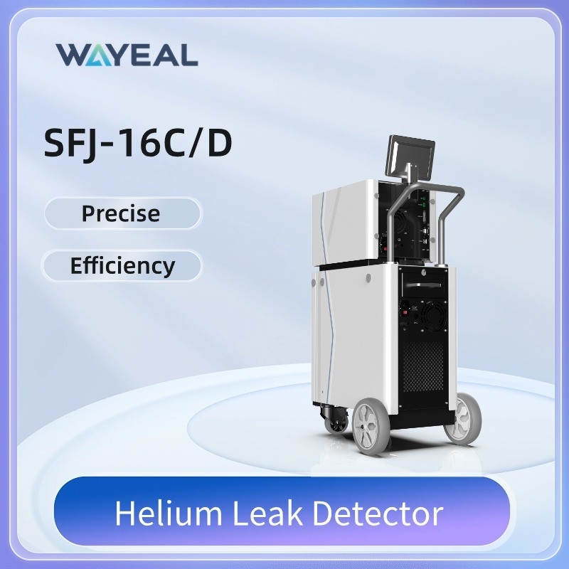 SFJ-16C Endüstrilerde Kesintinin Kesinlikle tespit edilmesi için hassas Helium Sızıntı Detektörü