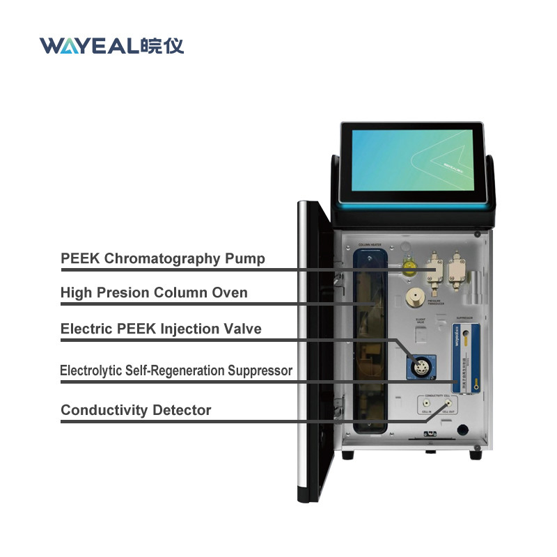 Akış Hızı Düzenleme Hızı <0.2% ve ≤0.004μS·cm-1/30min'lik Kesin İyon Kromatografisi Enstrümanı