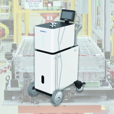 360 Döner LCD Dokunmatik Ekran Helium Sızıntı Detektörü DN25KF Sızıntı tespit portu