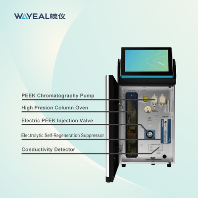 IC6200 PEEK Pump Ion Exchange Chromatography Instrument for Anions or Cations Analysis